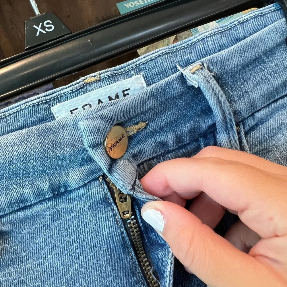 Frame women’s Le crop mini boot jeans size 26 - Picture 5 of 12